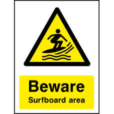 Beware Surfboard Area